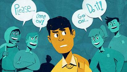 La presión de los compañeros conduce al acoso